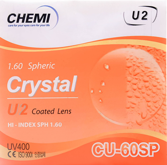 Tròng CHEMI CRYSTAL U2 1.60 - Chống UV